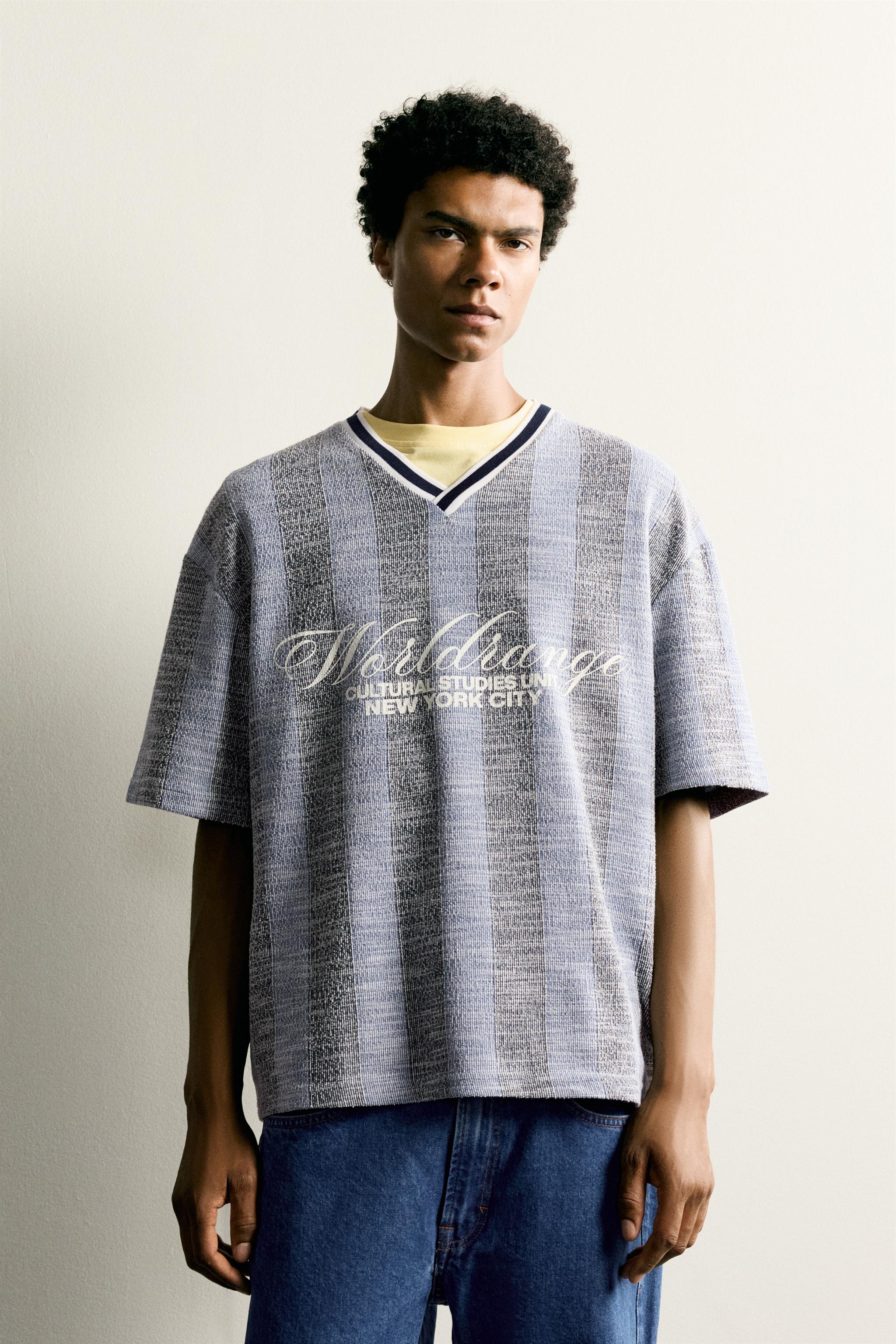 RETRO SOCCER JACQUARD EMBROIDERED SWEATSHIRT