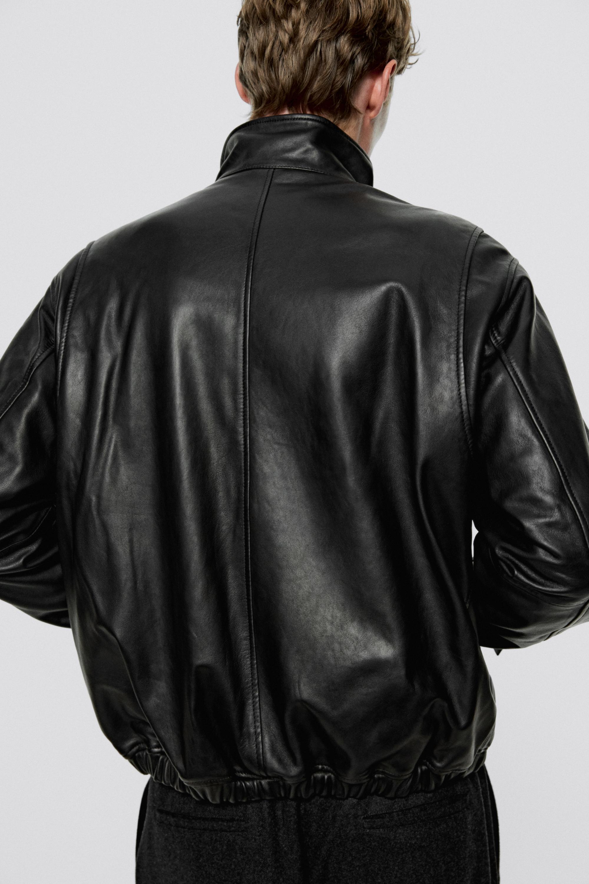 Nappa leather jacket with pocket detail - LIMITED EDITION
