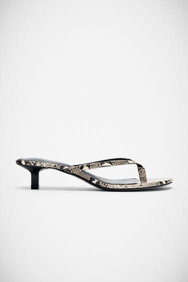 SANDÁLIA KITTEN COM ESTAMPA ANIMAL - Serpente da Zara