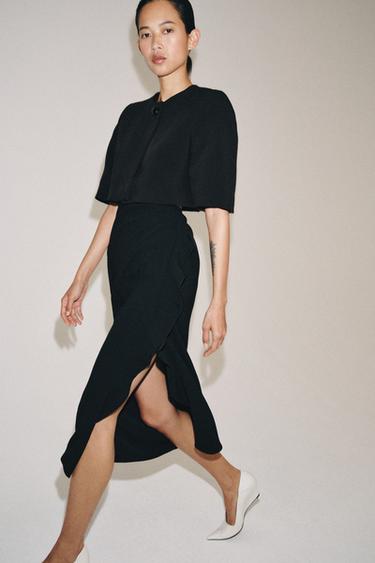 ZW COLLECTION CROPPED BLAZER - Black by Zara