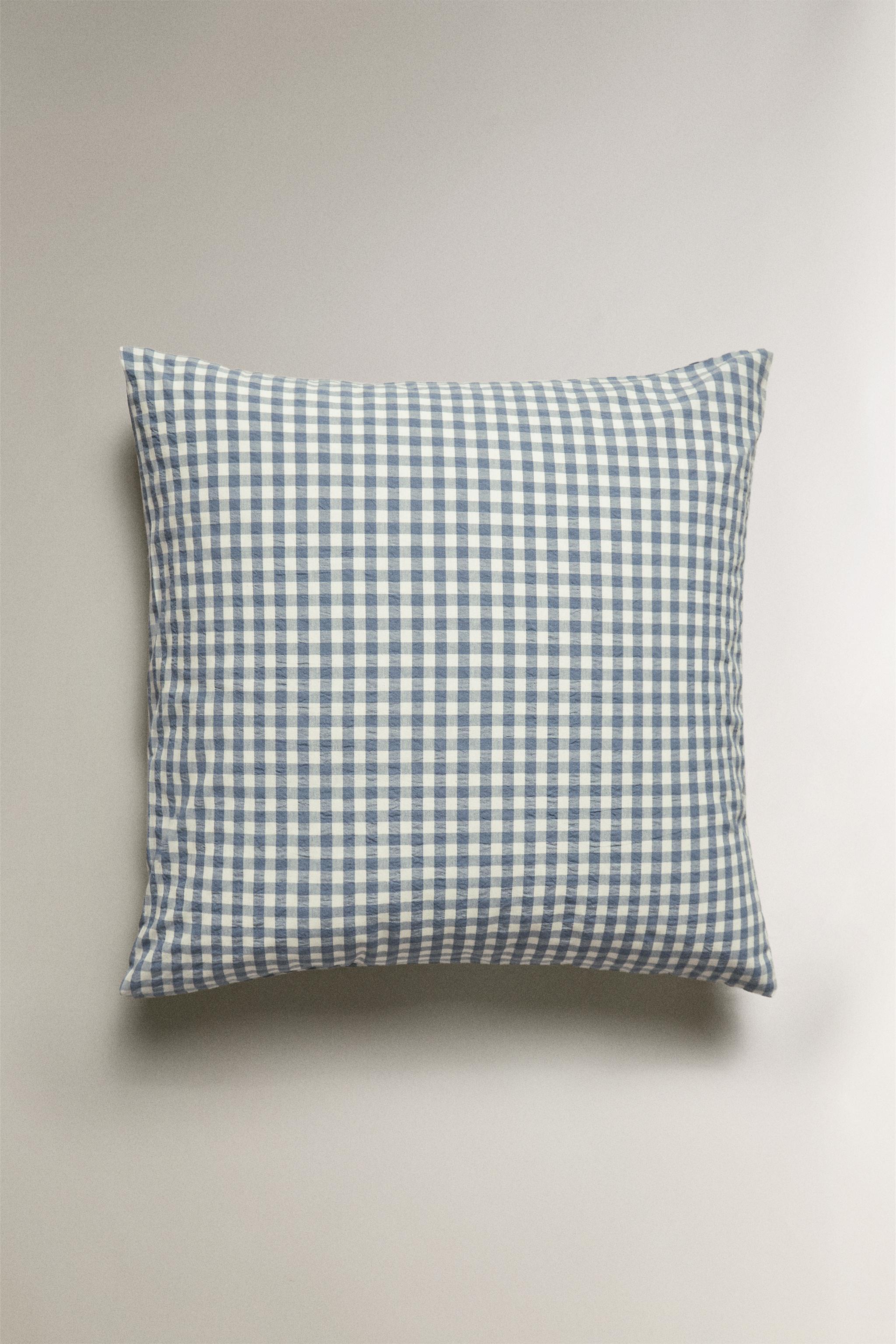 GINGHAM COTTON PILLOWCASE