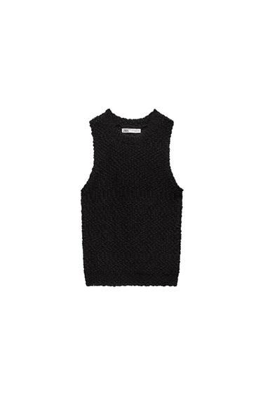 TEXTURED KNIT TOP