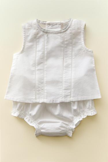 ENSEMBLE ENFANT ENTRE-DEUX - Blanc cassé de Zara - Image 5