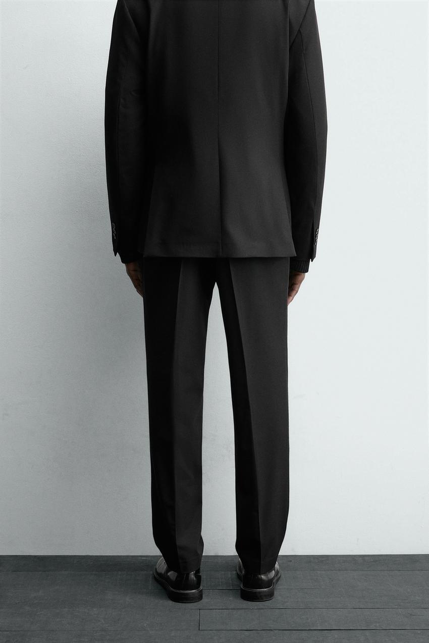 COMFORT PLEATED SUIT PANTS