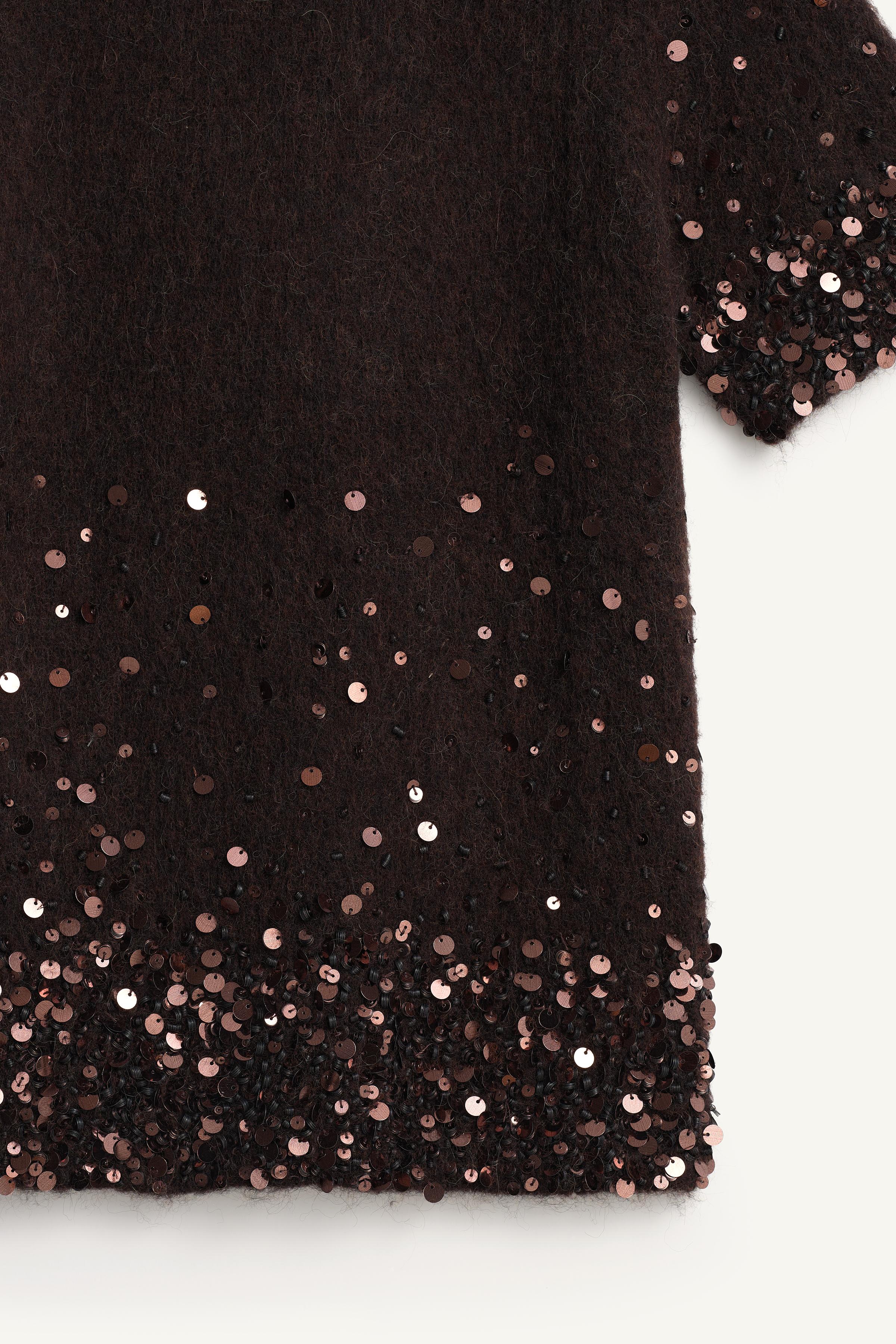 SWEATER WITH WOOL AND ALPACA SEQUIN LIMITED EDITION