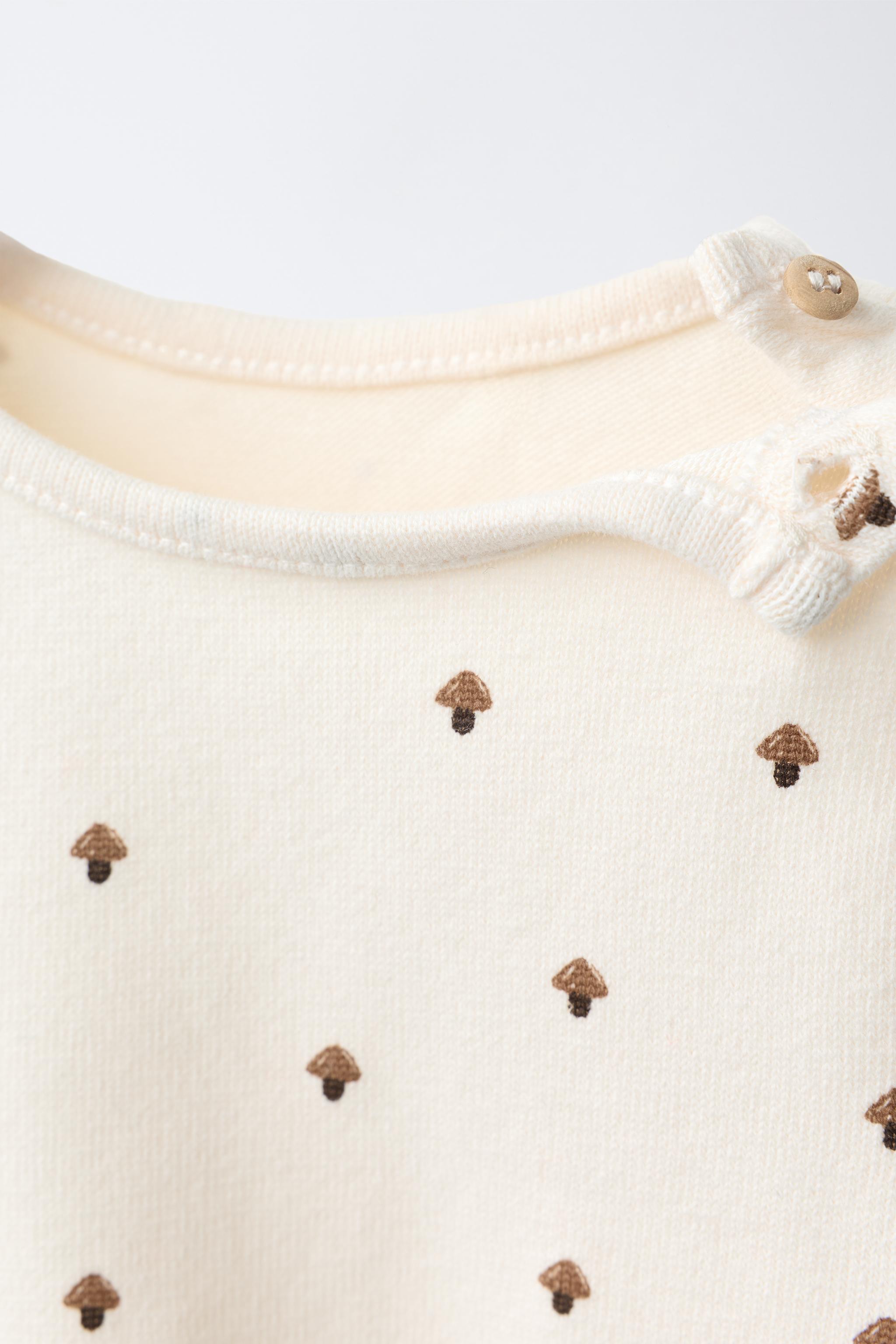 MUSHROOM PRINT BODYSUIT
