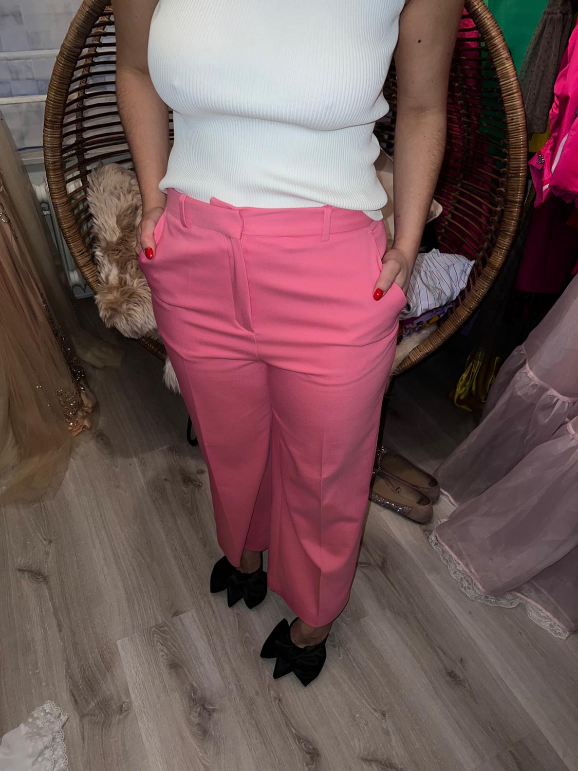STRAIGHT CROPPED TROUSERS - Image 7