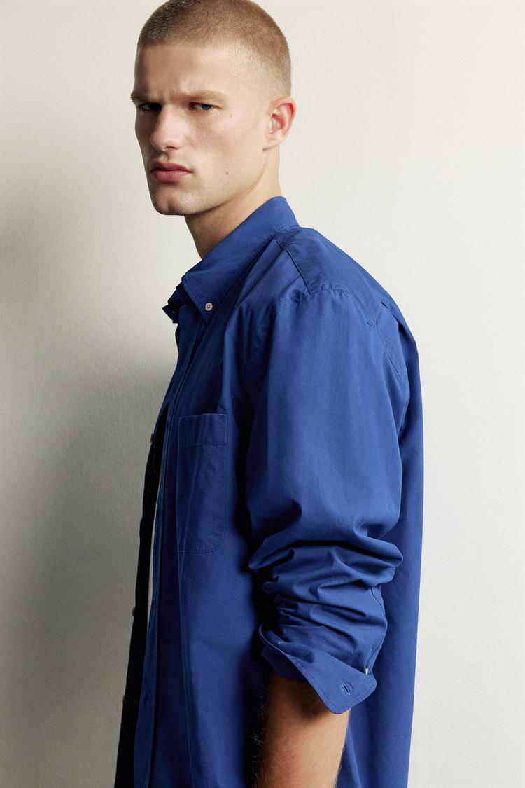 RELAXED FIT COTTON SHIRT
