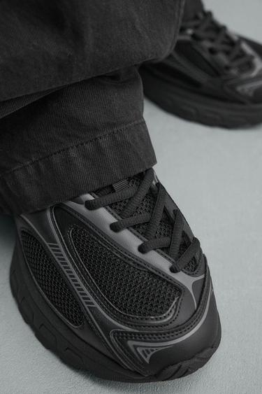 CHUNKY SOLE TRAINERS - Black by Zara - Image 2