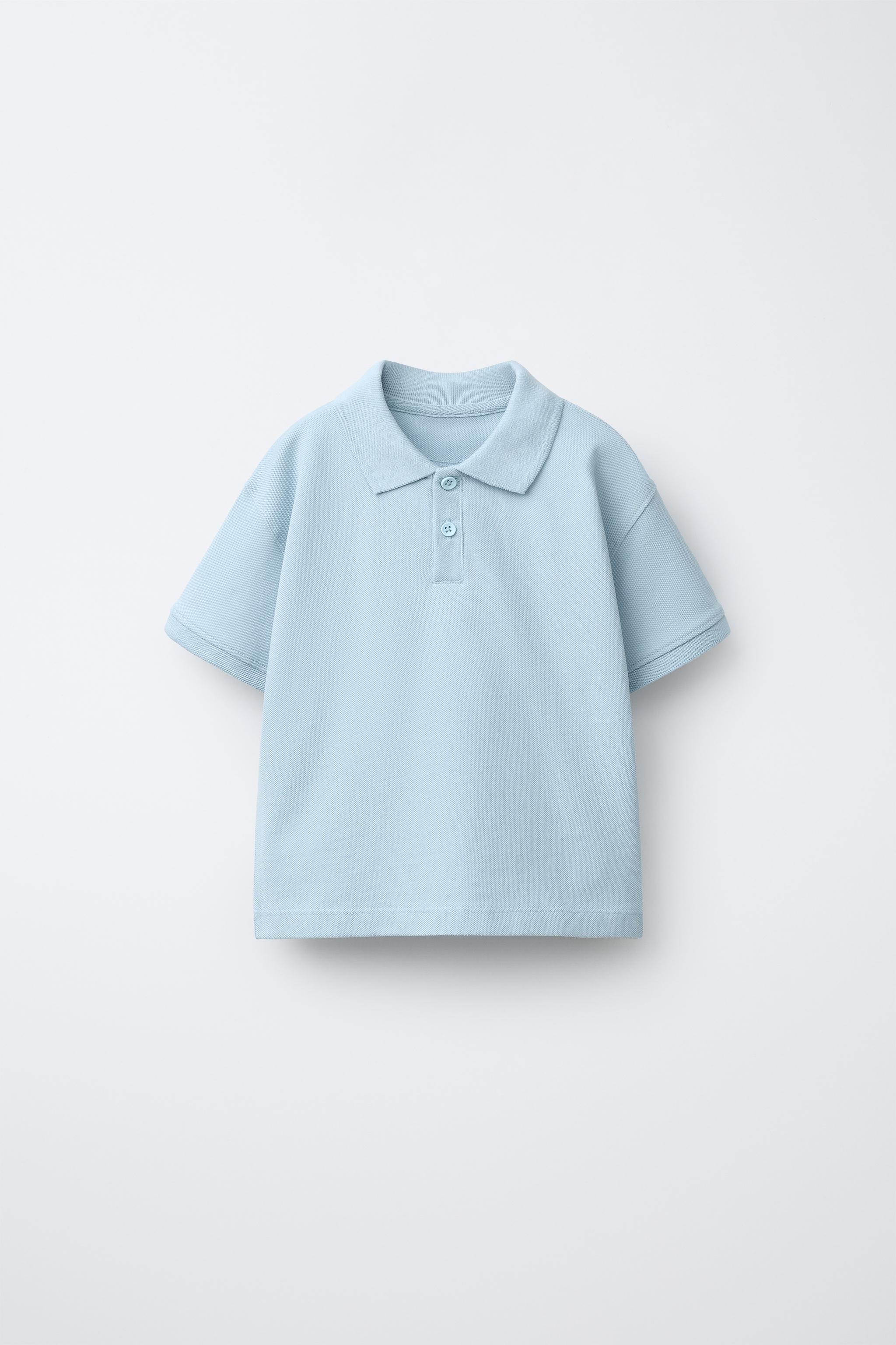 Zara SOLID PIQUÉ POLO