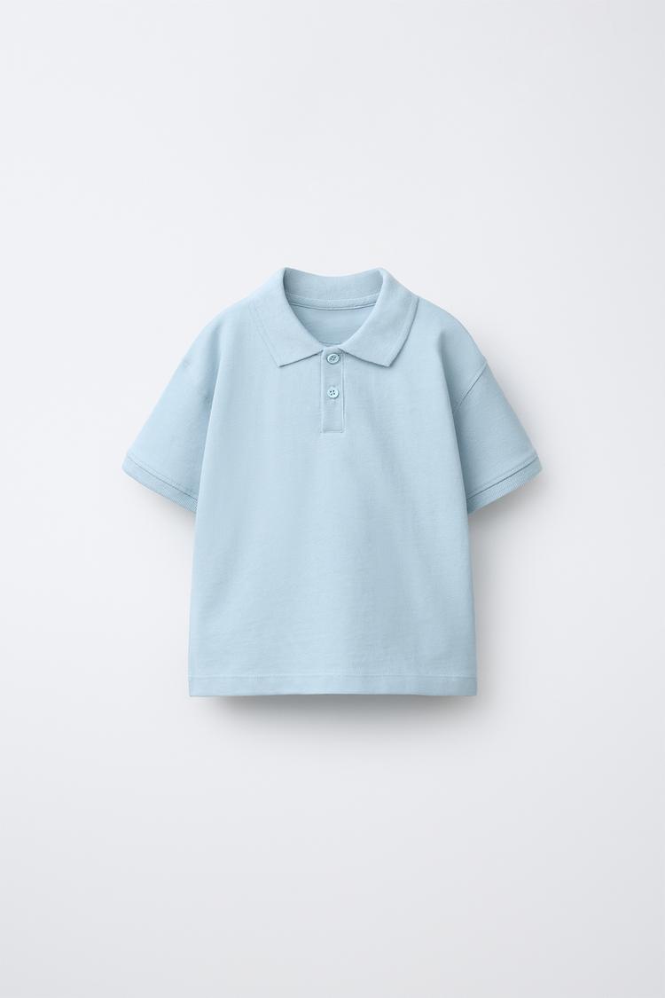 Polo de piqué liso