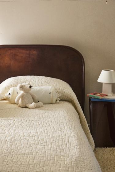KIDS' FLORAL MUSLIN BEDSPREAD - Pink by Zara
