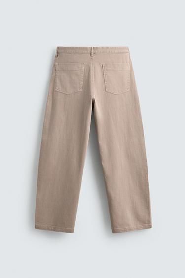 PANTALON COUPE DÉCONTRACTÉE - Rose pâle de Zara - Image 9