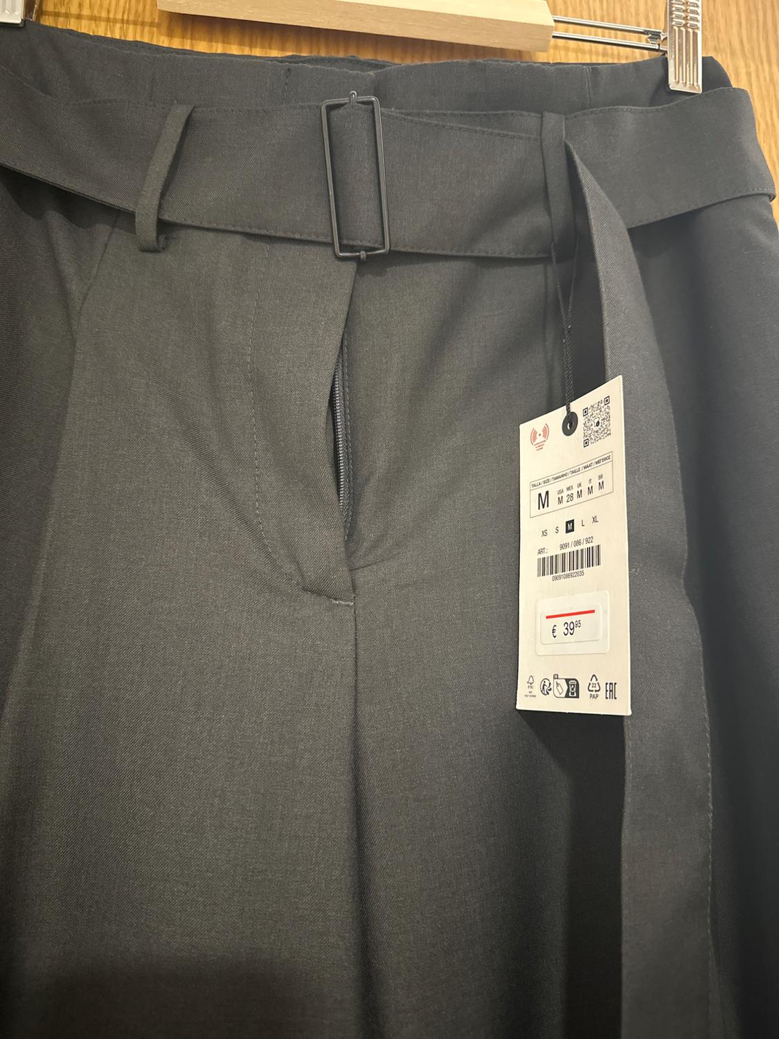 ZW COLLECTION BELTED TROUSERS - Image 2