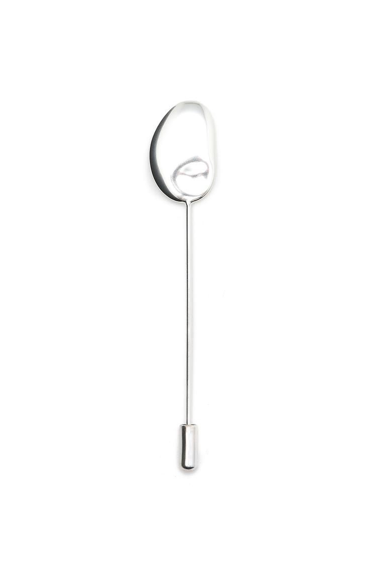 Pebble brooch - LIMITED EDITION — Silver