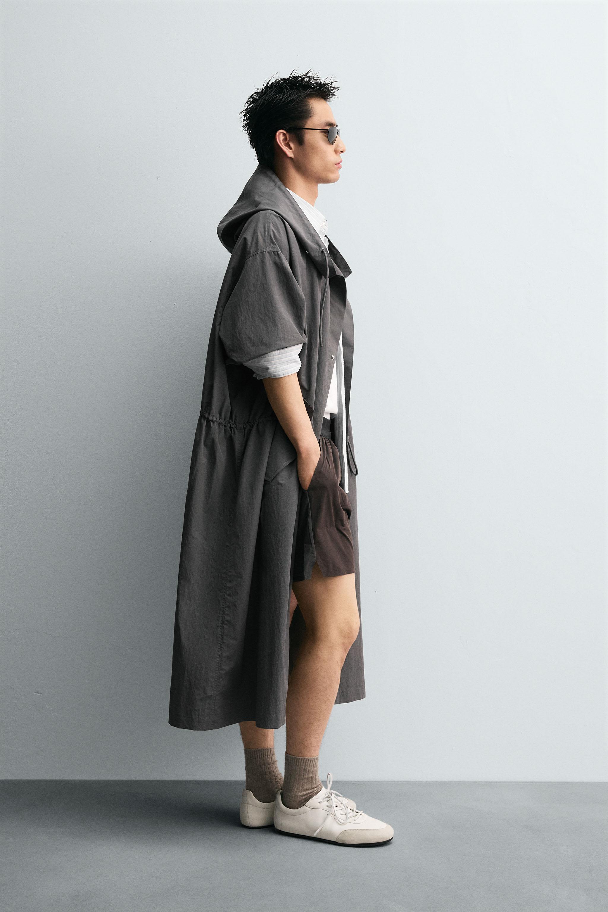 トップス [ NON TOKYO ] SWEAT PARKA - gray Sweat Parka – Heather Grey 'Trout' Print | South2 West8