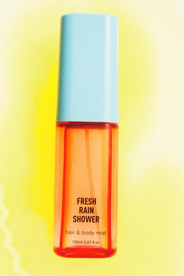 FRESH RAIN SHOWER HAIR & BODY MIST 150ML (5.7 FL. OZ). - TINTED LEATHER by Zara