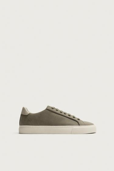 Zara MINIMALIST SNEAKERS - Sea green