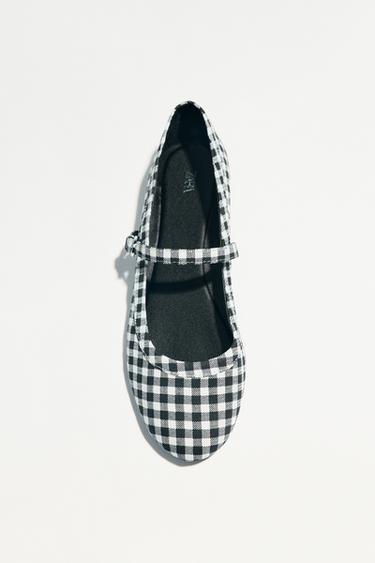 CHECK MARY JANES - Multicoloured by Zara