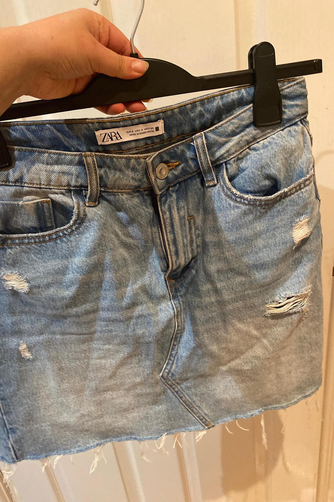 DENIM MINI SKIRT - Image 3
