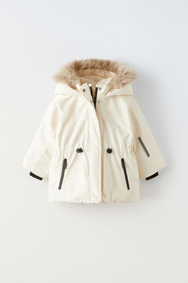 РЕГУЛИРУЕМАЯ НЕПРОМОКАЕМАЯ КУРТКА — SKI COLLECTION — ЖЕЛТОВАТО-БЕЛЫЙ от Zara — изображение 0