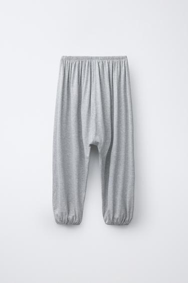 FLOWING SAROUEL TROUSERS - Grey marl by Zara - Image 1