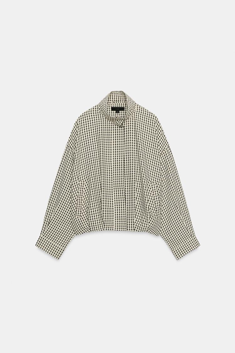 Chaqueta bomber de cuadros 8