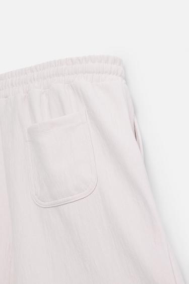 BERMUDA JOGGING STRUCTURÉ - Rose / Lilas de Zara - Image 10