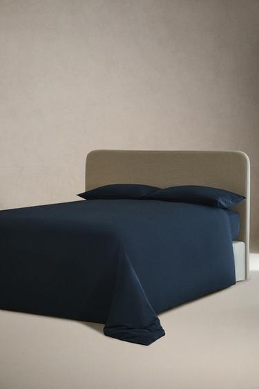 HOUSSE DE COUETTE PERCALE DE COTON DÉLAVÉ X SOCIETY LIMONTA - Bleu de Zara - Image 1