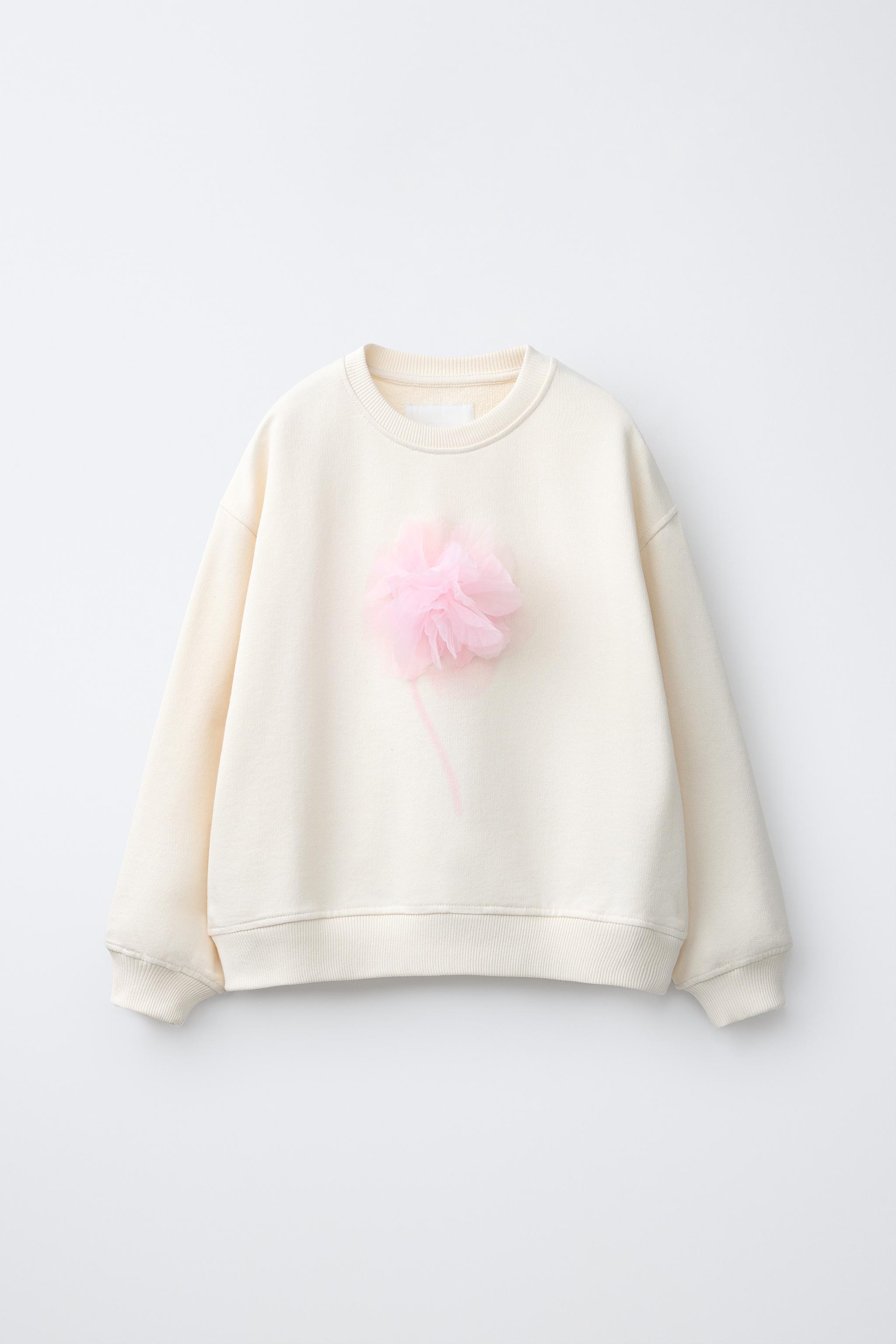 SWEAT FLEUR 3D TULLE
