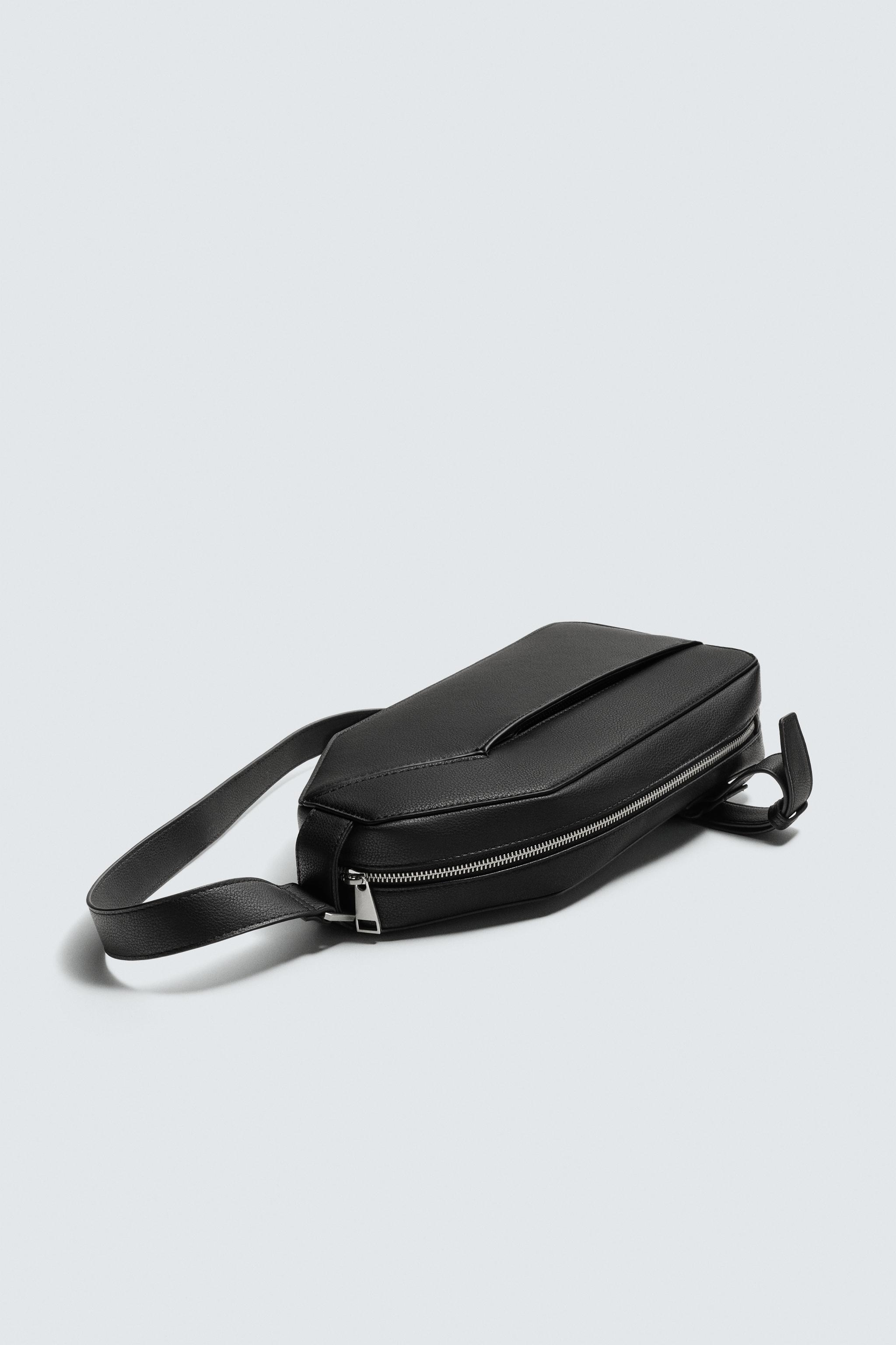VERTICAL TEXTURED CROSSBODY BAG - Black | ZARA South Africa