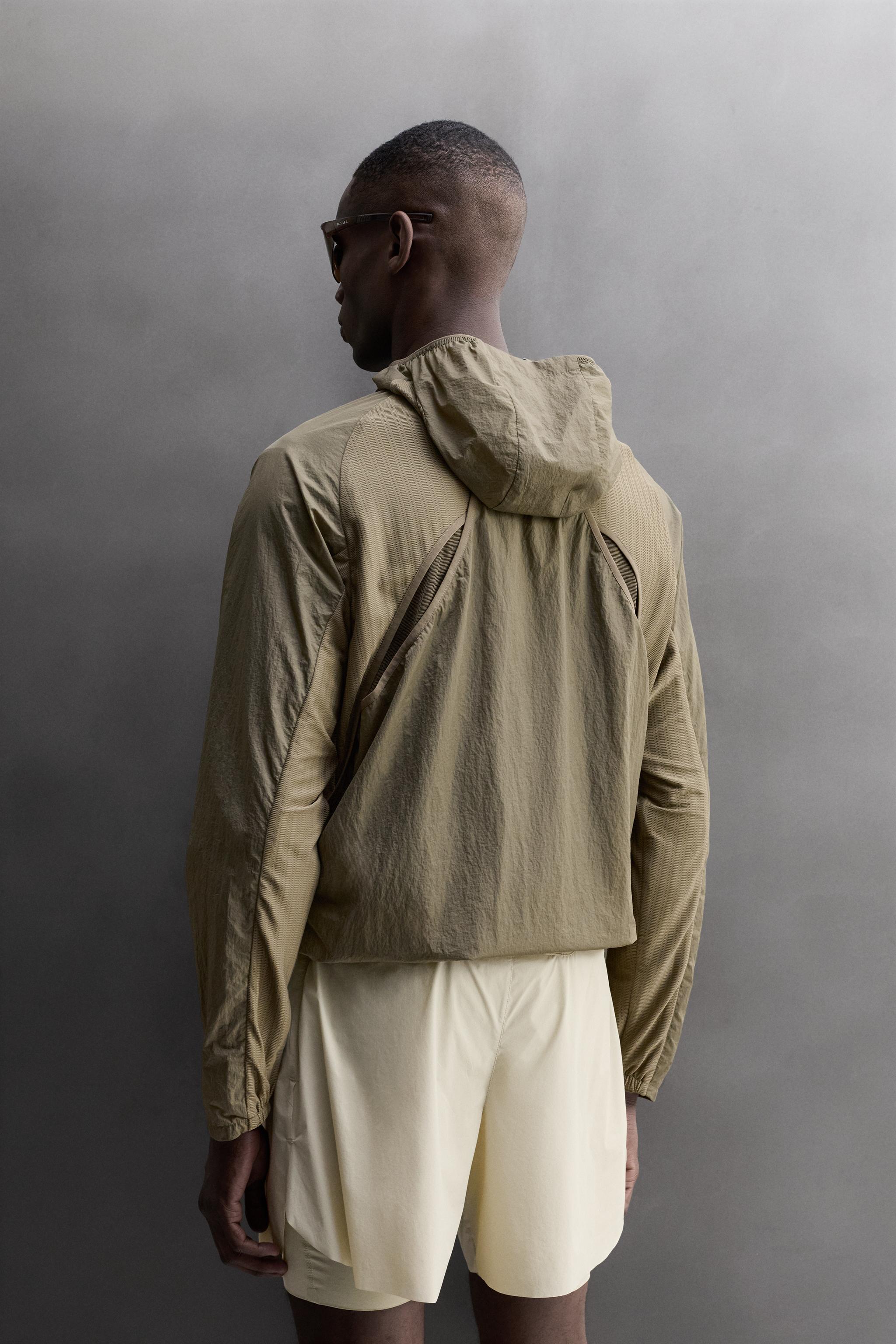 Мужские куртки Zara RUNNING WIND BREAKER WITH VENTS — фото 3