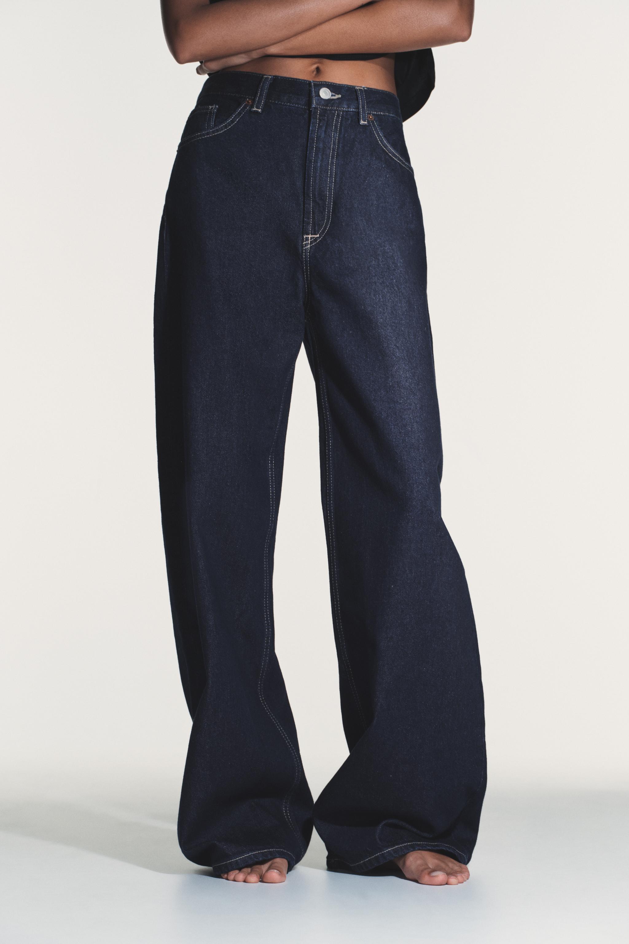 JEAN TRF EXTRA WIDE LEG TAILLE HAUTE