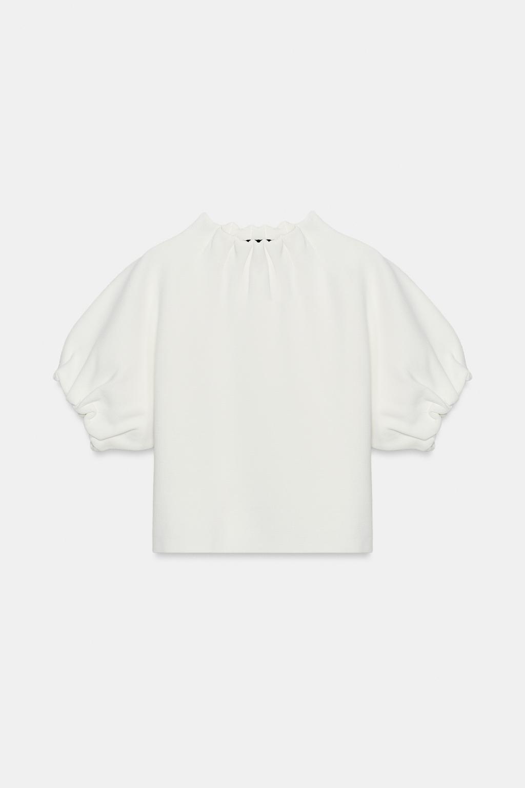 RUCHED KNIT TOP - image 2