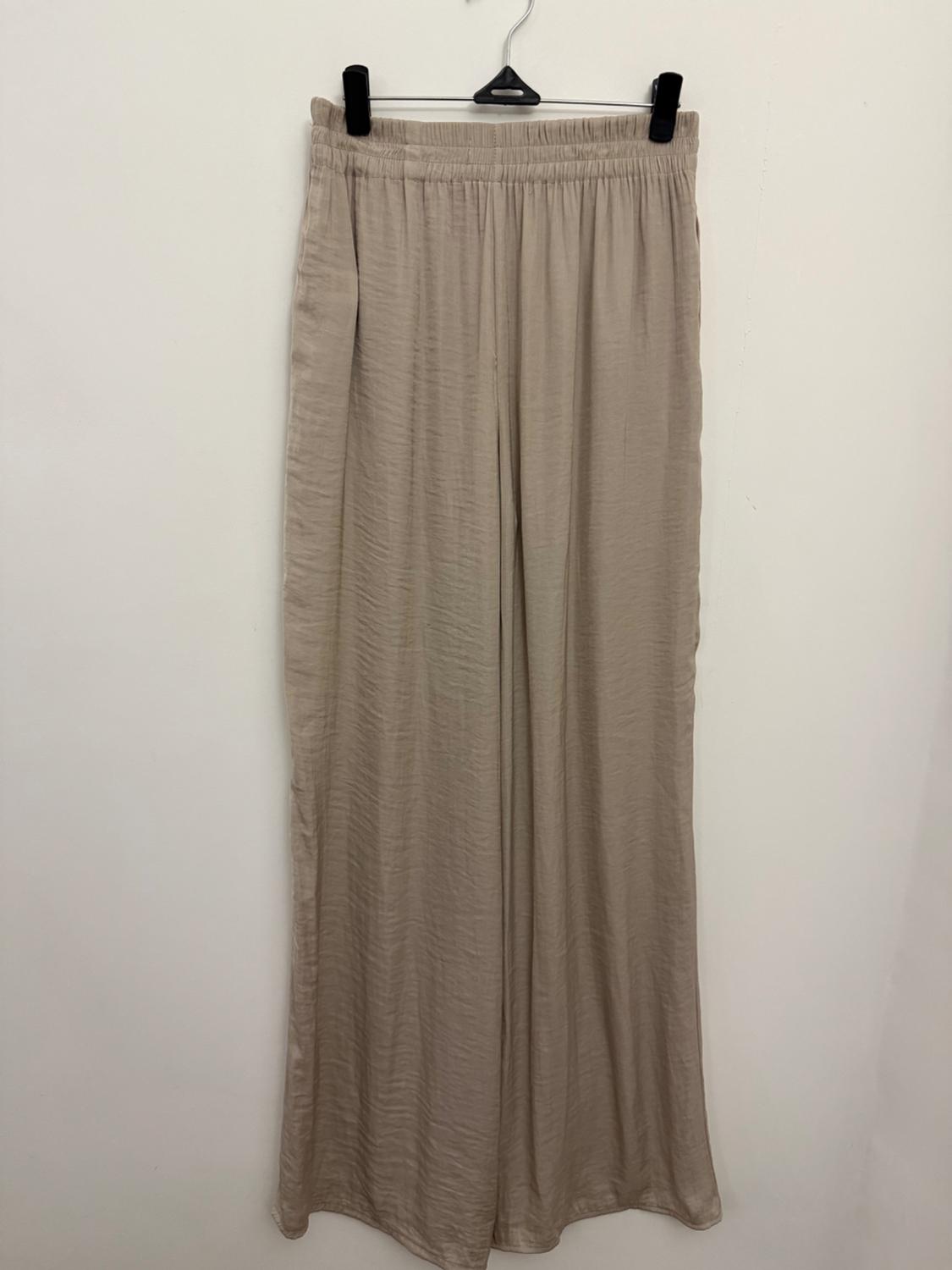 WIDE-LEG TROUSERS WITH ELASTIC WAISTBAND - Image 2