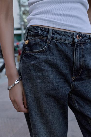 JEAN Z1975 DROIT TAILLE NORMALE - Bleu de Zara - Image 2