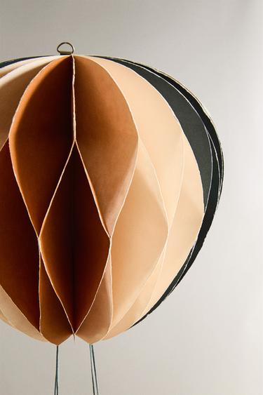 COLOURED PAPER WALL BALLOON (21 CM) - Multicoloured by Zara - Image 2