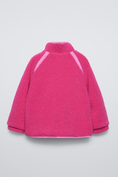VESTE EFFET MOUTON DOUBLÉE SKI COLLECTION - Rose de Zara - Image 1