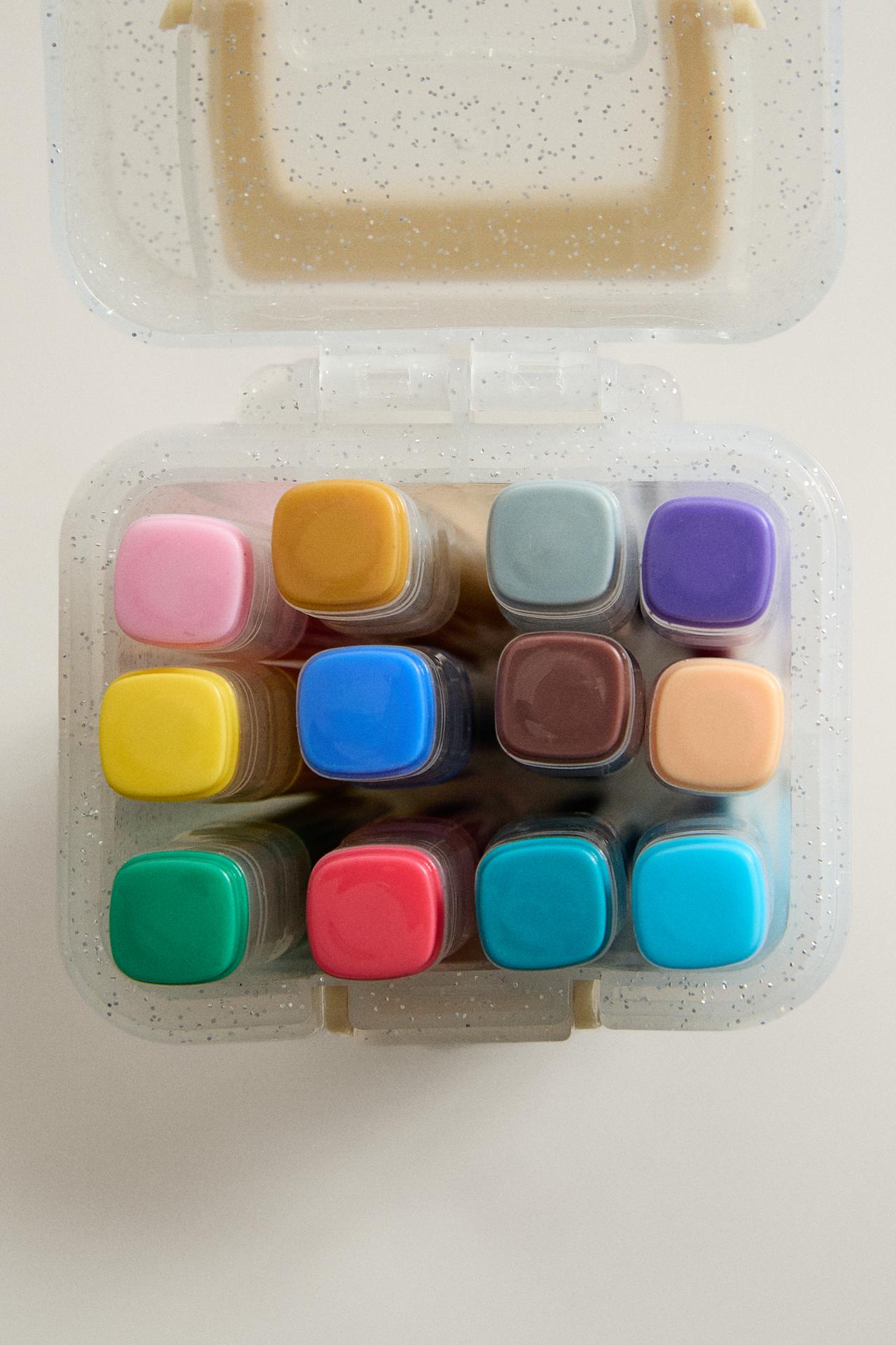 KIDS’ GLITTER MARKERS (PACK OF 12) — Multicolored