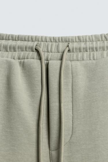 RELAXED FIT INTERLOCK JOGGER TROUSERS - Mint by Zara - Image 7