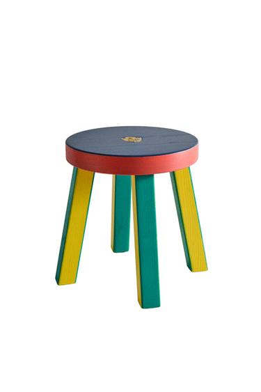 STOŁEK DZIECIĘCY X THE ANIMALS OBSERVATORY - Wielokolorowy Zara