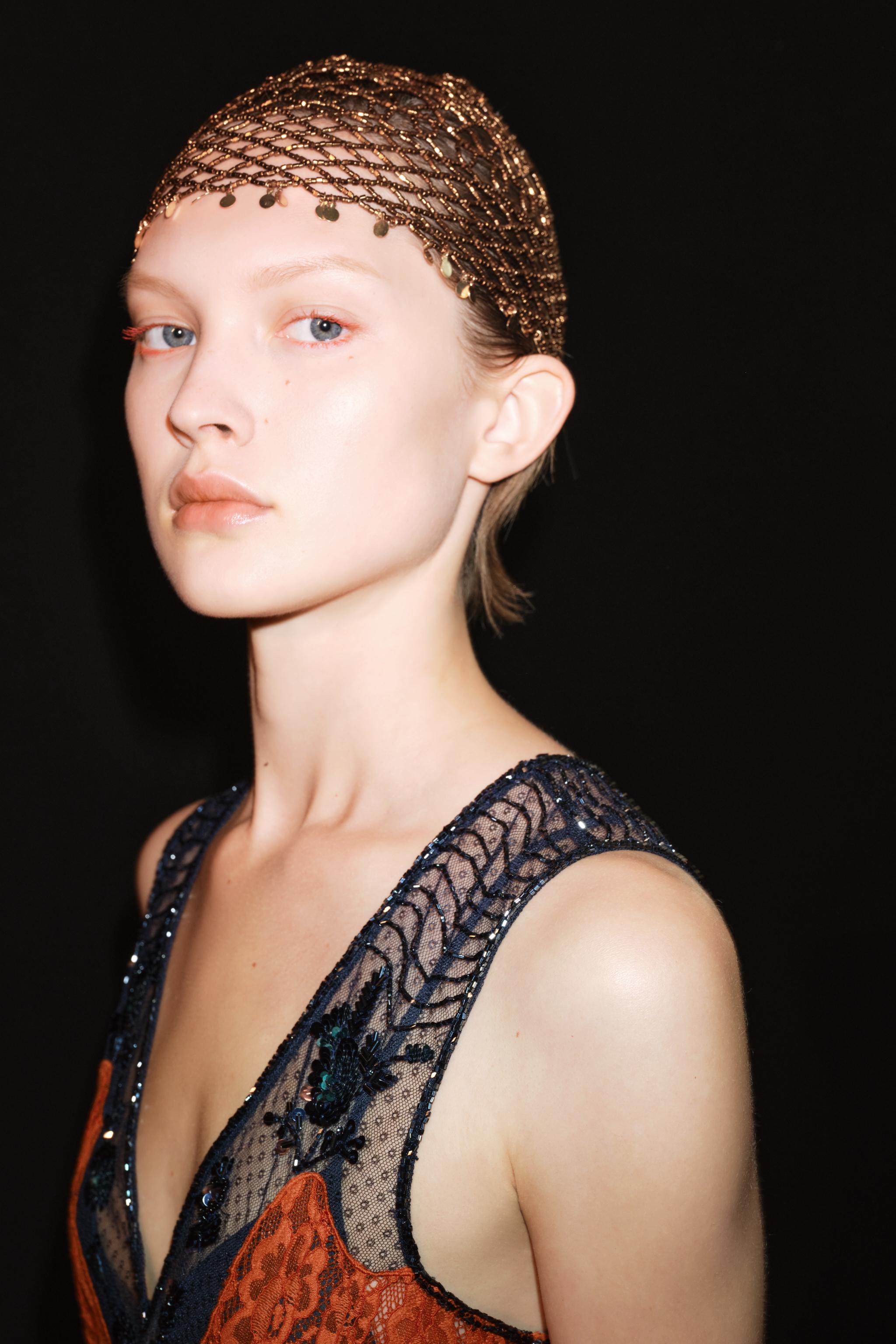 Beaded And Sequin Headpiece by Zara