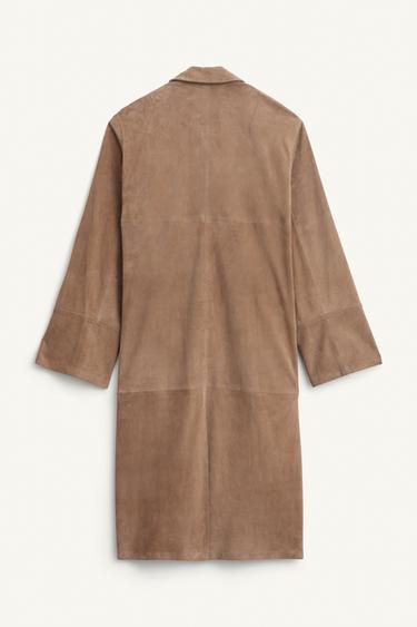 MANTEL AUS 100% WILDLEDER – LIMITED EDITION - Braun von Zara