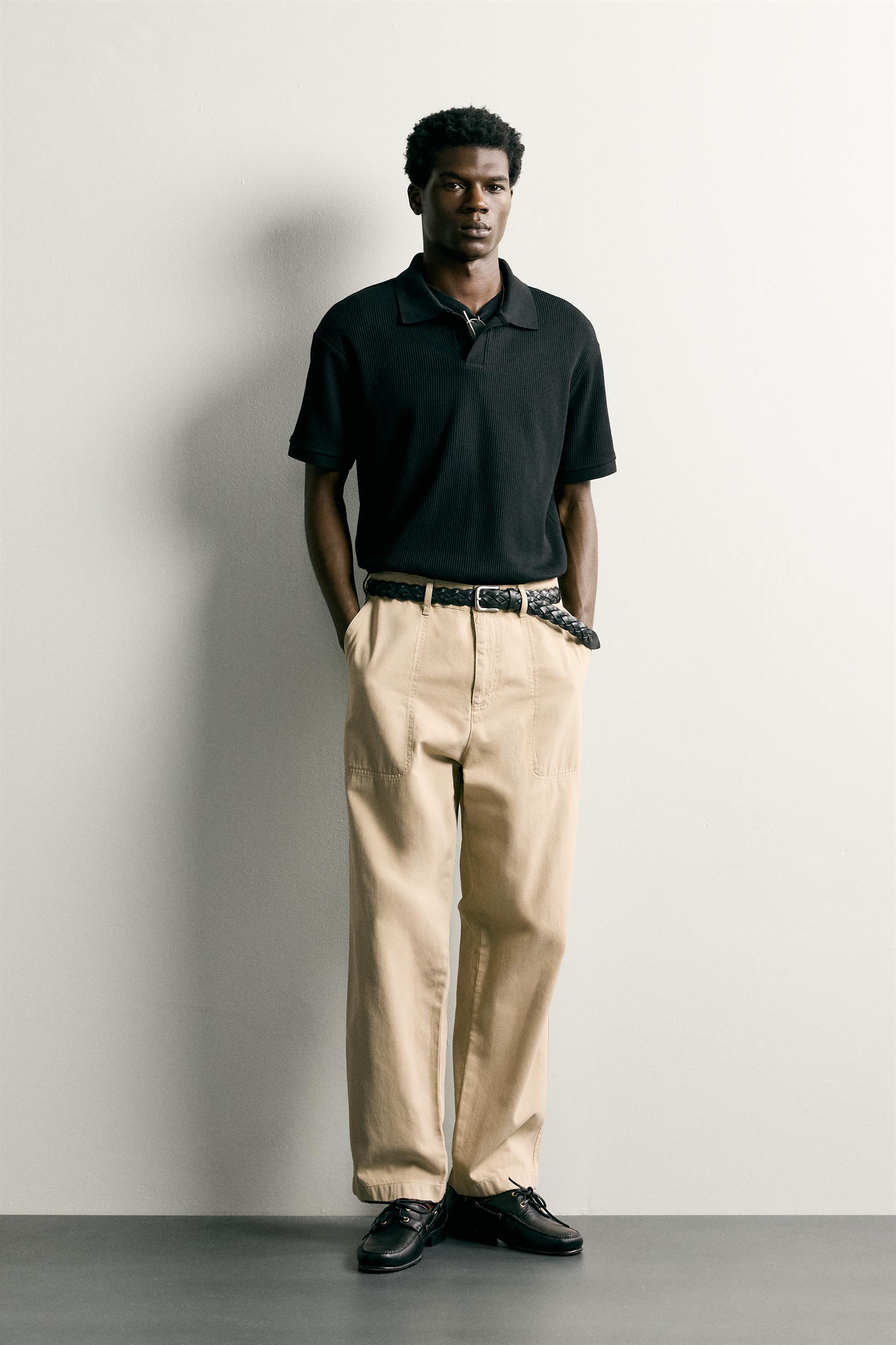 VERTICAL TEXTURED POLO