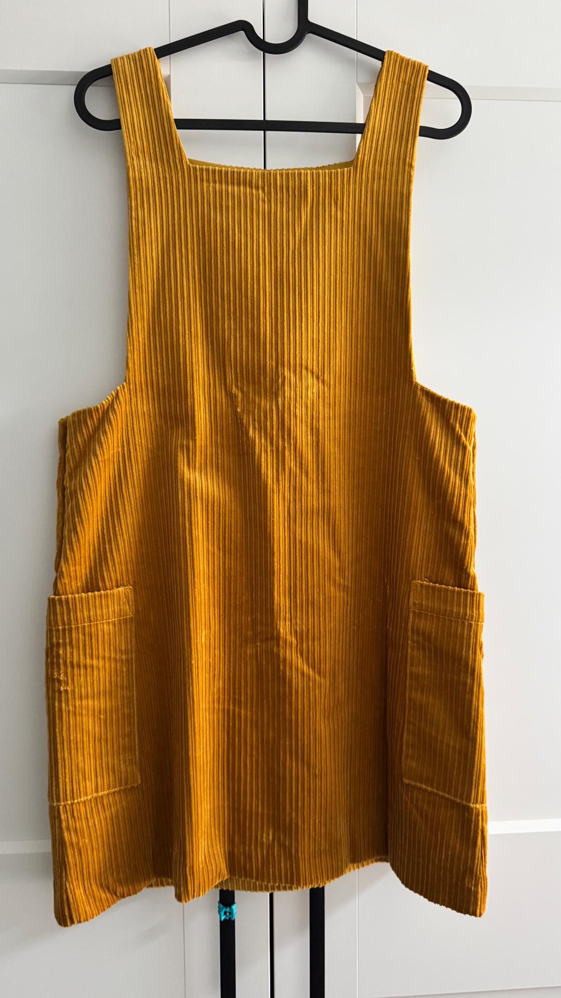 CORDUROY PINAFORE DRESS - Image 2