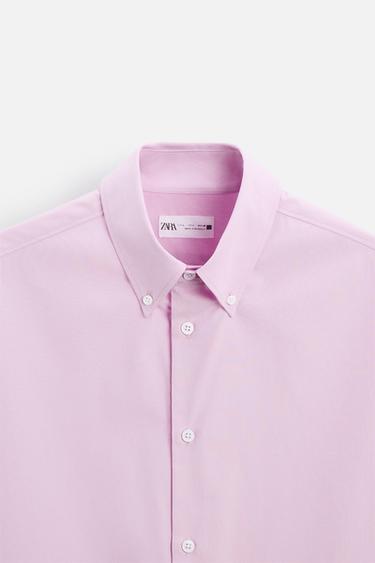 LYOCELL - COTTON SHIRT - Lavender by Zara - Image 7