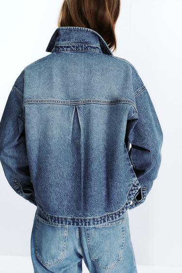 Z1975 DENIM JACKET - Mid-blue by Zara - Image 5