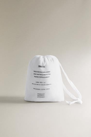 ALÈSE IMPERMÉABLE ENFANT JERSEY DE COTON - Blanc de Zara - Image 4