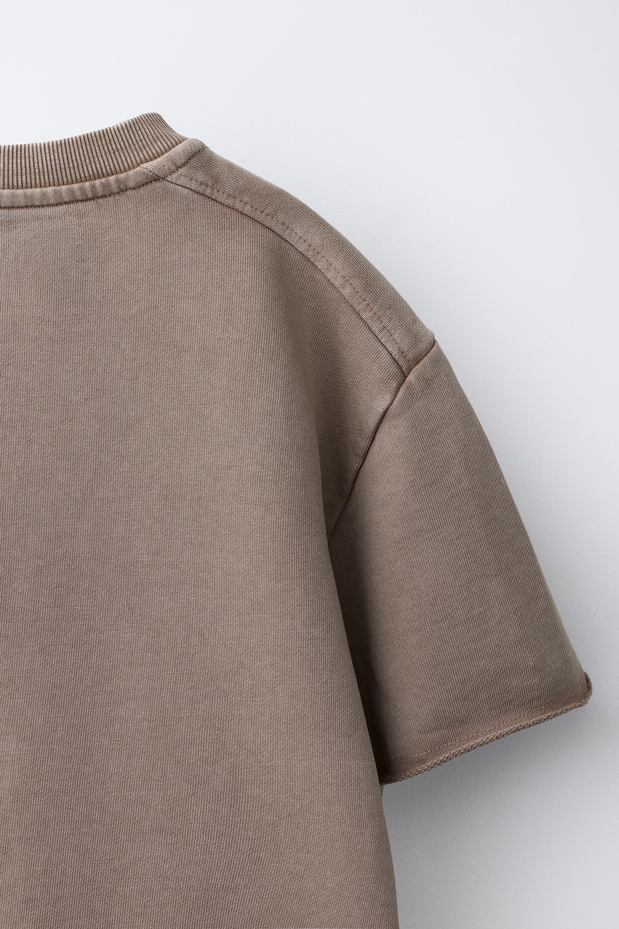 T-SHIRT JOGGING EFFET DÉLAVÉ