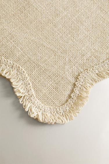 WAVY JUTE PLACEMAT - Light beige by Zara - Image 2